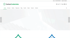 Desktop Screenshot of carboncredentials.com